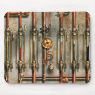 Steampunk - The lubrication manifold Mouse Mat
