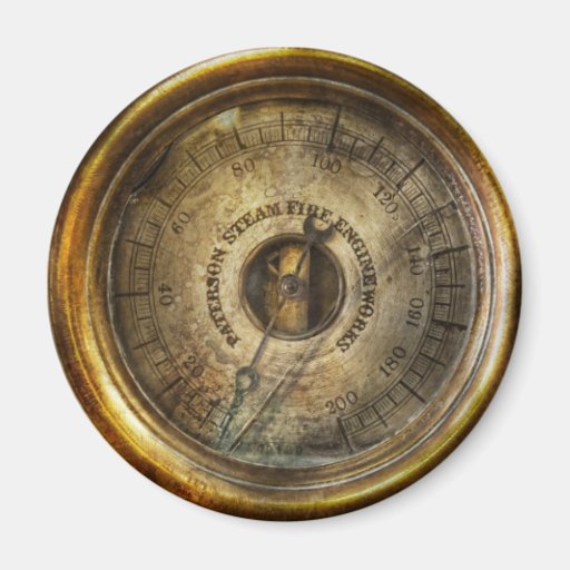 Image of Steampunk - The pressure gauge Magnet