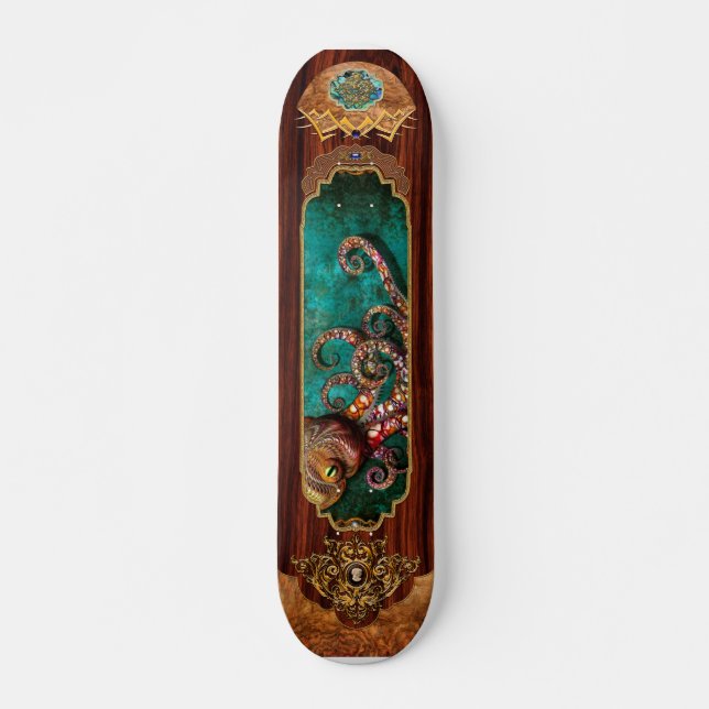 Steampunk - The tale of the Kraken Skateboard (Front)