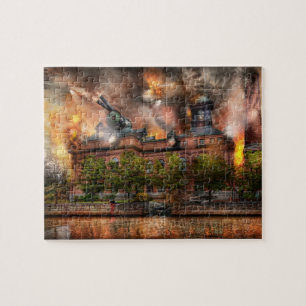 Steampunk - The war has begun Jigsaw Puzzle