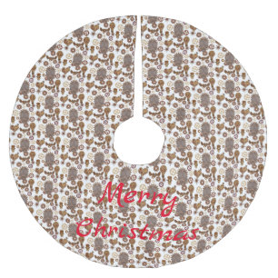 Steampunk Theme Thunder_Cove Brushed Polyester Tree Skirt