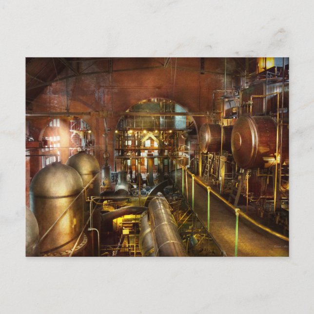 Steampunk - Think Tanks Postcard (Front)