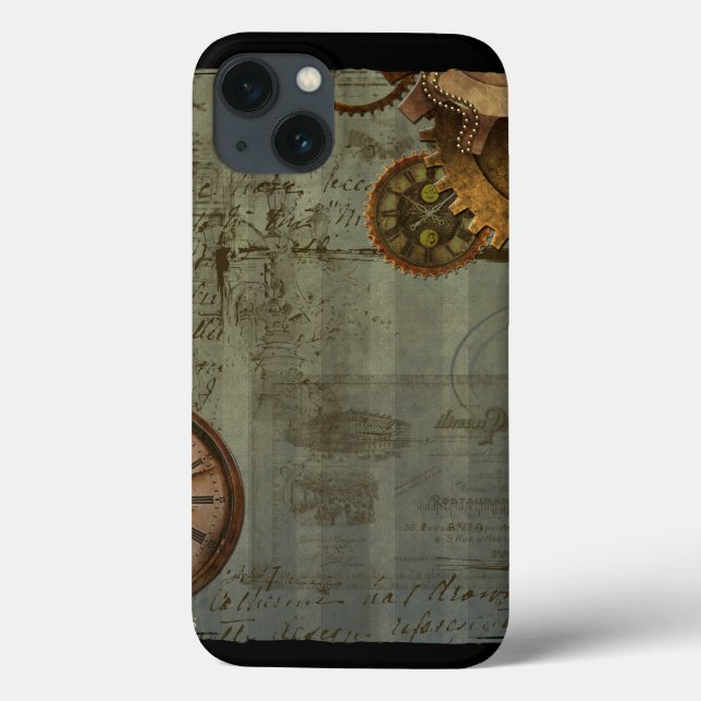 Steampunk Time Machine Case-Mate iPhone Case (Back)
