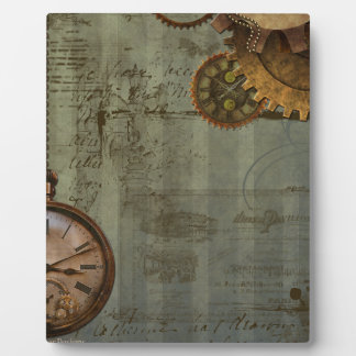 Steampunk Time Machine Plaque