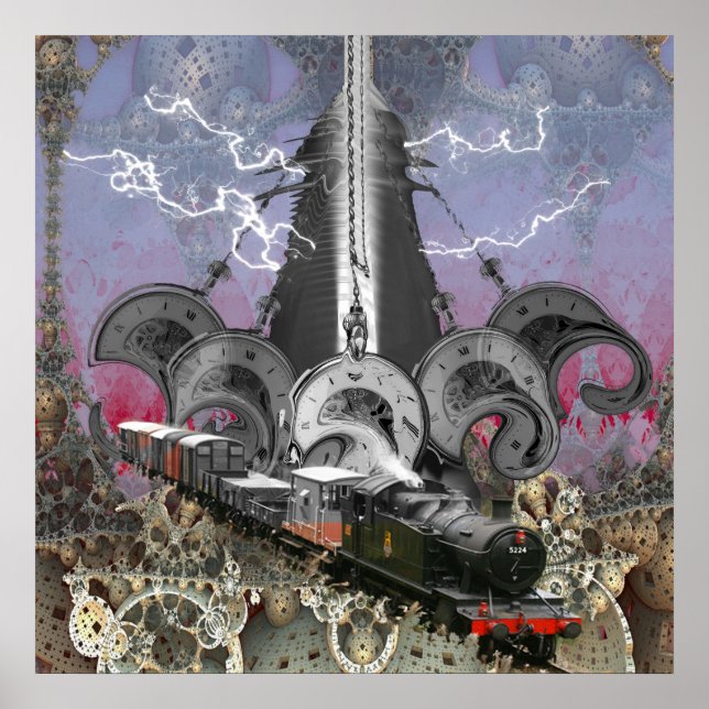Steampunk Time Machine Poster (Front)