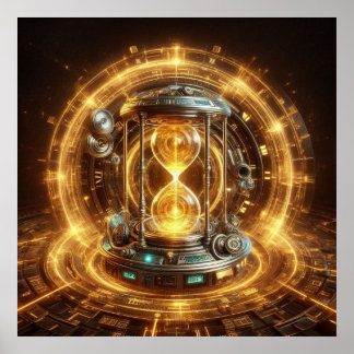 Steampunk, Time Machine, Time/Space/Continuum 003X Poster