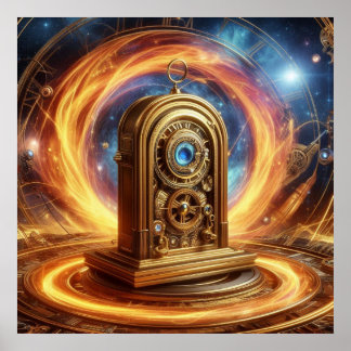 Steampunk, Time Machine, Time/Space/Continuum 004X Poster
