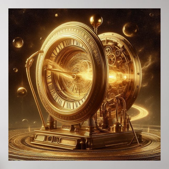 Steampunk, Time Machine, Time/Space/Continuum 006X Poster (Front)