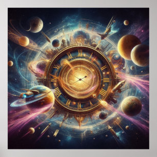 Steampunk/Time Machine, Time/Space/Continuum 6002X Poster