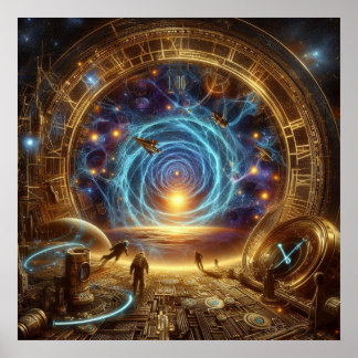 Steampunk/Time Machine, Time/Space/Continuum 6004X Poster