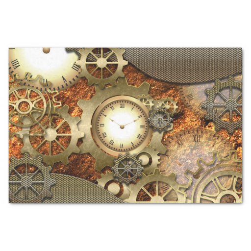 Image of Steampunk Tissue Paper