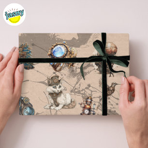 Steampunk tissue paper