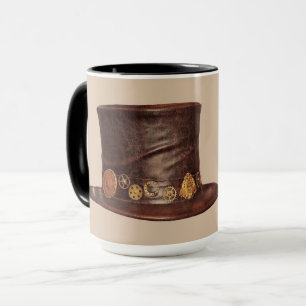 STEAMPUNK TOP HAT COFFEE MUGS