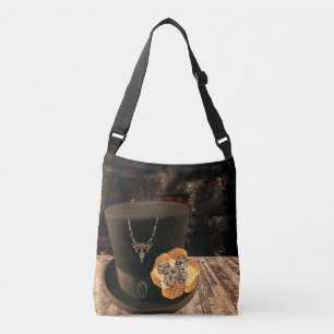 Steampunk Top hat Cross Body bag