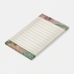 Steampunk Torn Rose Vintage Ephemera Checklist Post-it Notes