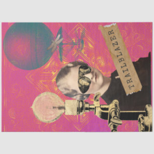 Steampunk Trailblazer Pop Art Tissue Paper