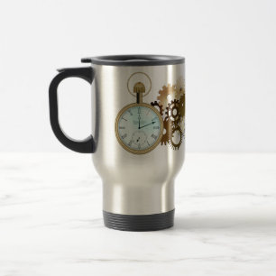 Steampunk Travel Mug