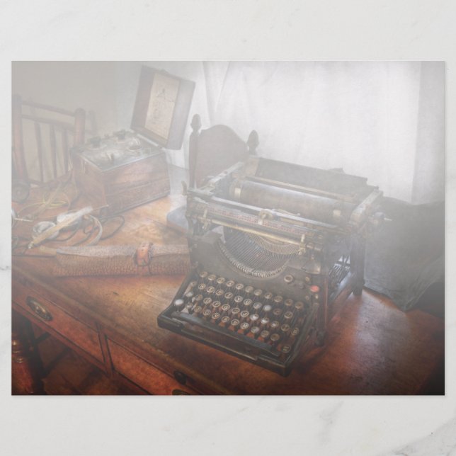 Steampunk - Typewriter - The secret messenger (Front)