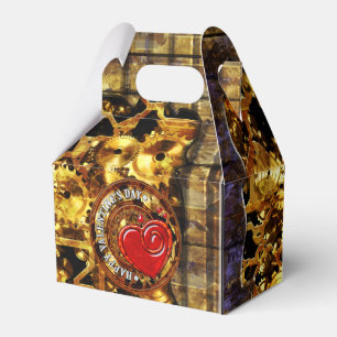 Steampunk Valentine's Day 1B Tent Favour Box Box