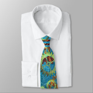 Steampunk Verdigris Rusty Cogwheel Tie