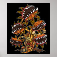Steampunk Victorian Carnivorous Plant Venus Fly