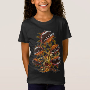 Steampunk Victorian Carnivorous Plant Venus Fly T-Shirt