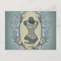 steampunk victorian floral wreath vintage corset