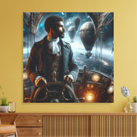 Steampunk Victorian Space Air Captain