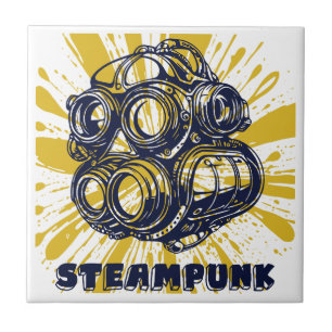 Steampunk Vintage Art - Decorative Tiles