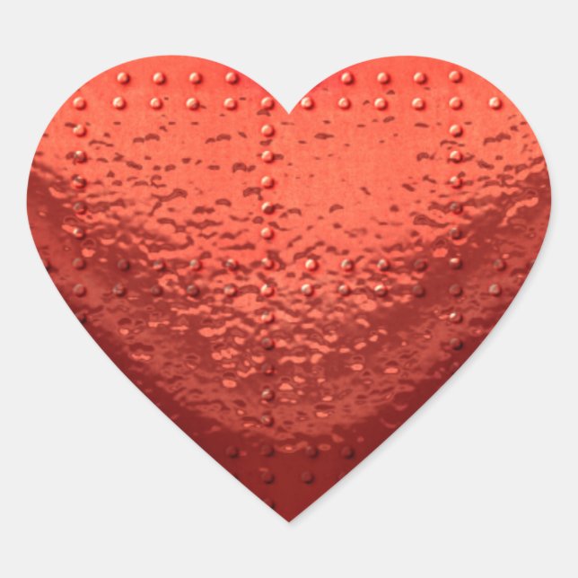 Steampunk Vintage & Historic Theme Heart Sticker (Front)