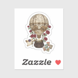 Steampunk Vintage Hot Air Balloon Adventure design