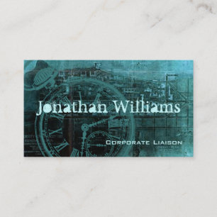 Steampunk Vintage Professional Business Cards