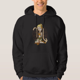 Steampunk vintage scorpion astrology woman hoodie