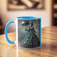 Steampunk Vintage Victorian Lady Circus Performer 