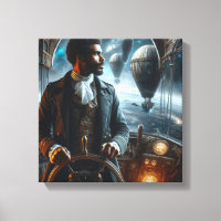 Steampunk Vintage Victorian Space Air Captain