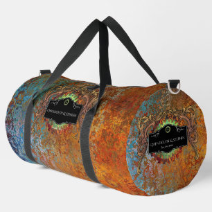 Steampunk Vintage Wedding Personalised Duffle Bag