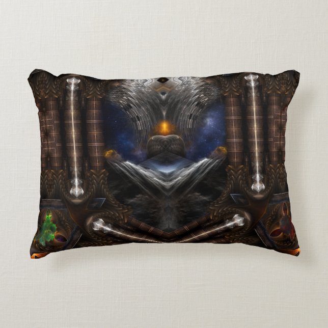 Steampunk Visions Decorative Cushion (Front)