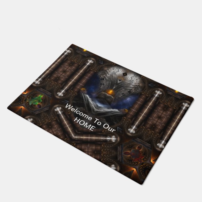 Steampunk Visions Doormat (Angled)