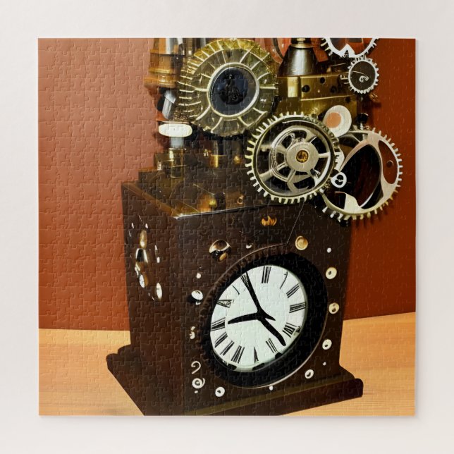 Steampunk Vulcan Timetravel Device Jigsaw Puzzle (Vertical)