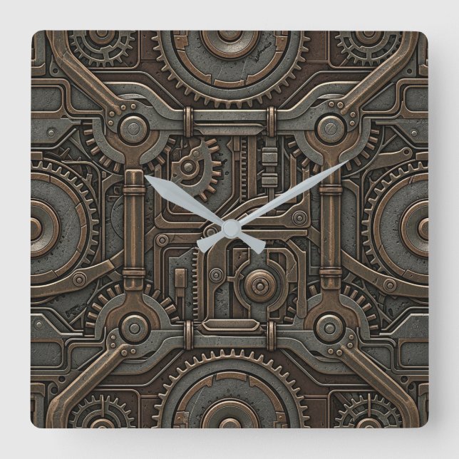 Steampunk Wall Clock (Front)