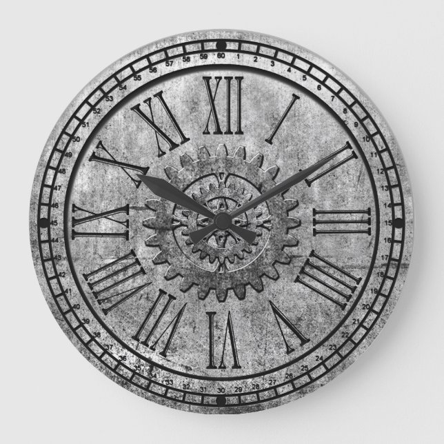 Steampunk Wall Clock 4 (Front)