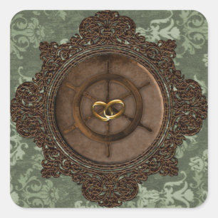 Steampunk Wedding Envelope Seal