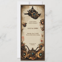 Steampunk Wedding Invitation