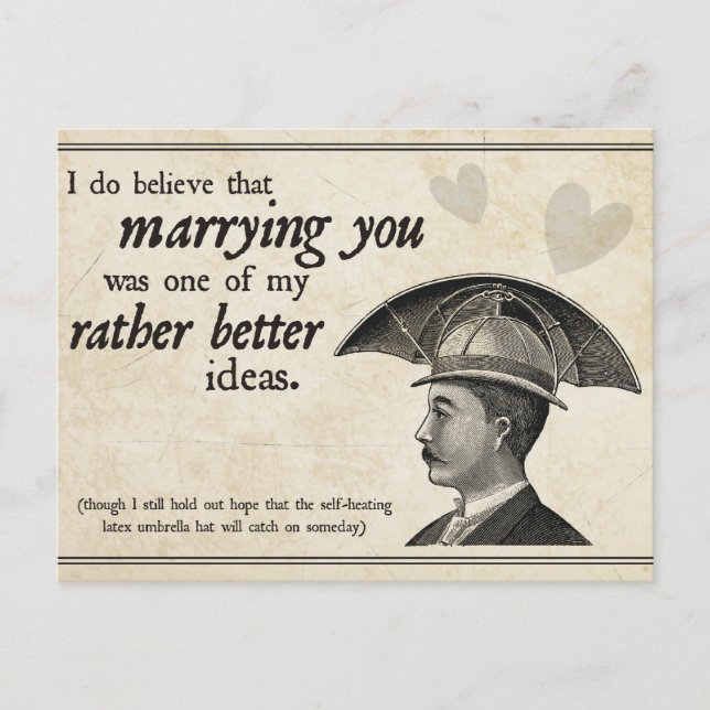 Steampunk Wedding Postcard (Front)