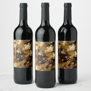 Steampunk Wine Label