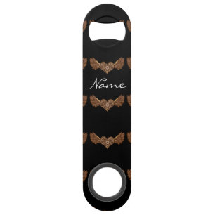 Steampunk Winged Heart with Gears Thunder_Cove