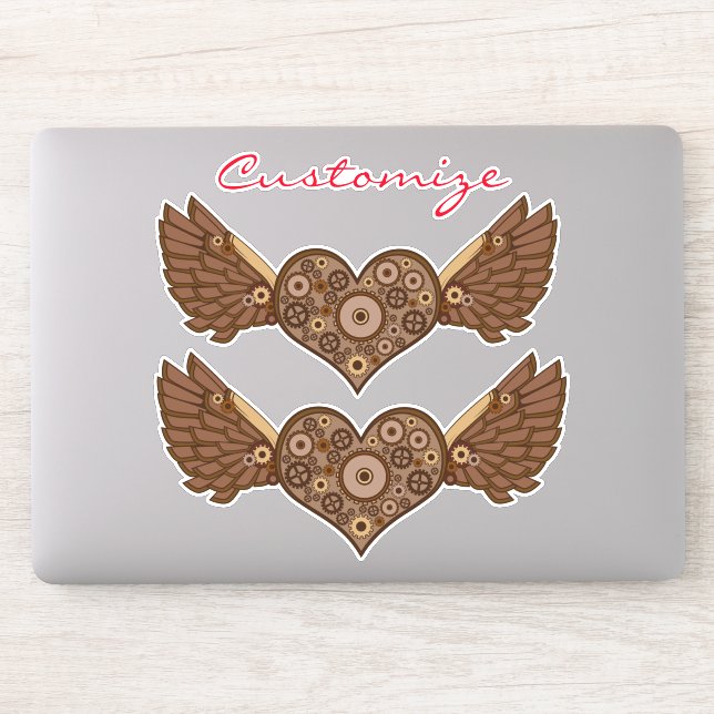 Steampunk Winged Heart with Gears Thunder_Cove (Computer)