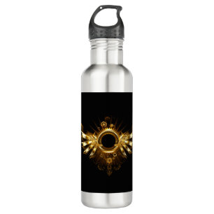Steampunk wings 710 ml water bottle