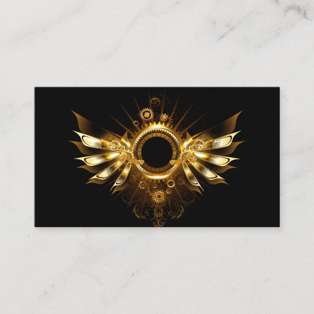 Steampunk wings advice card (Front)