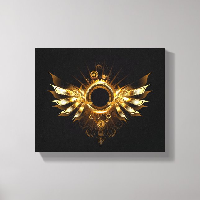 Steampunk wings canvas print (Front)
